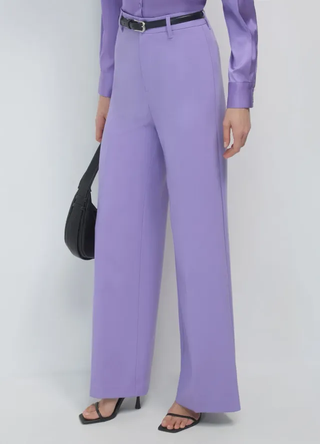 Calliope palazzo pantalon femme coupe large