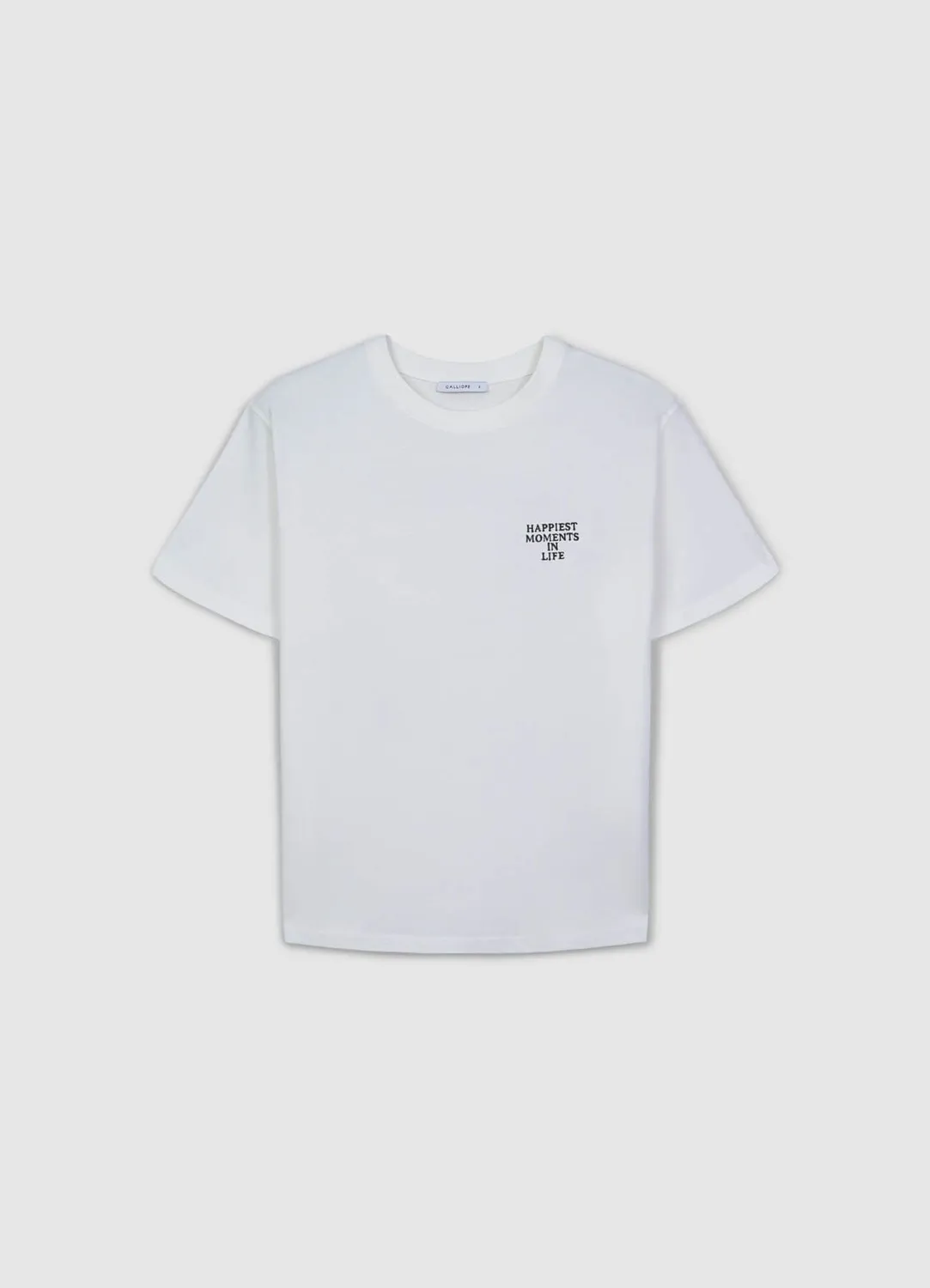 Calliope T-shirt femme coton imprimé col rond