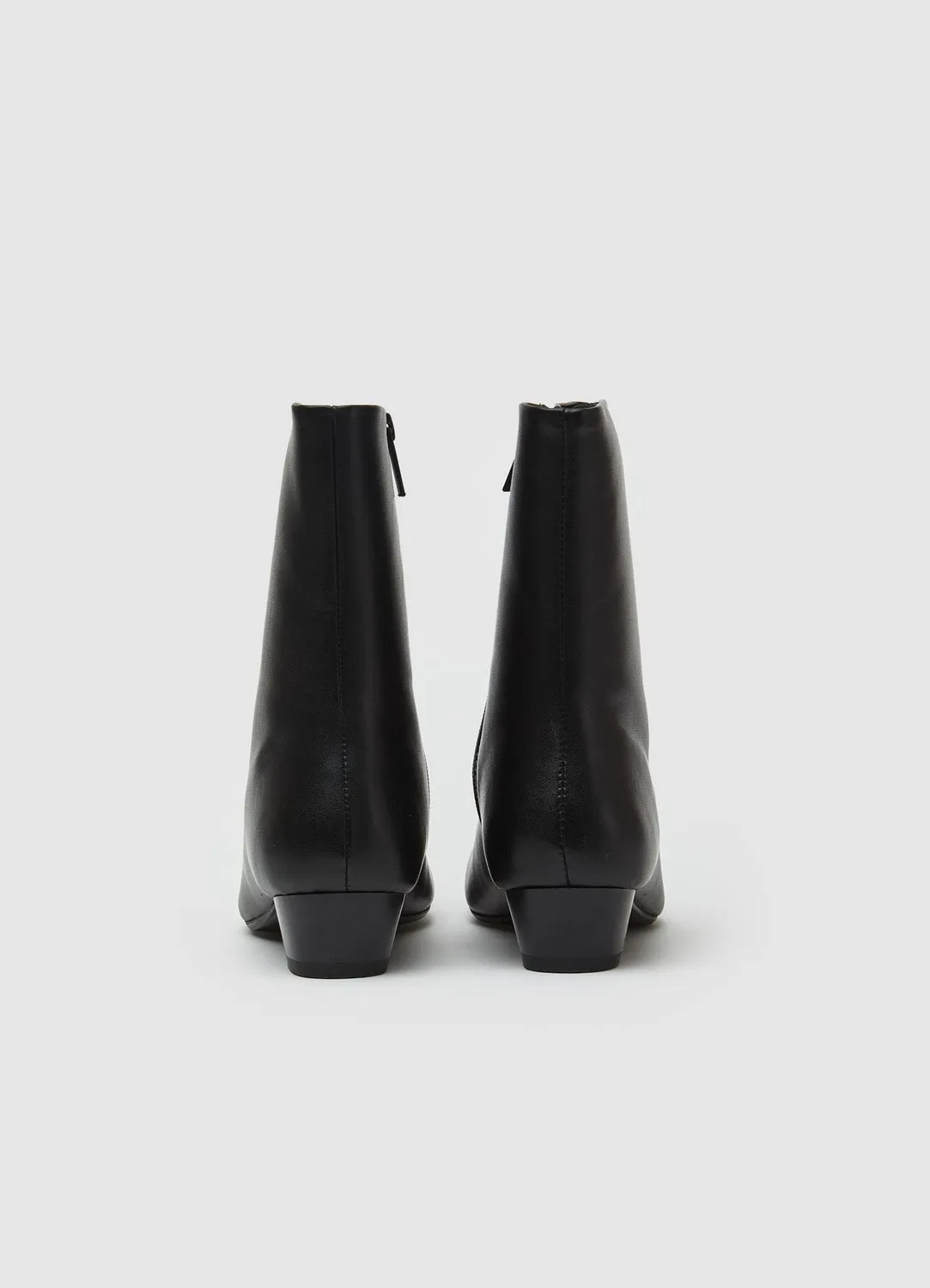 Calliope Bottines basses femme zip talon stable