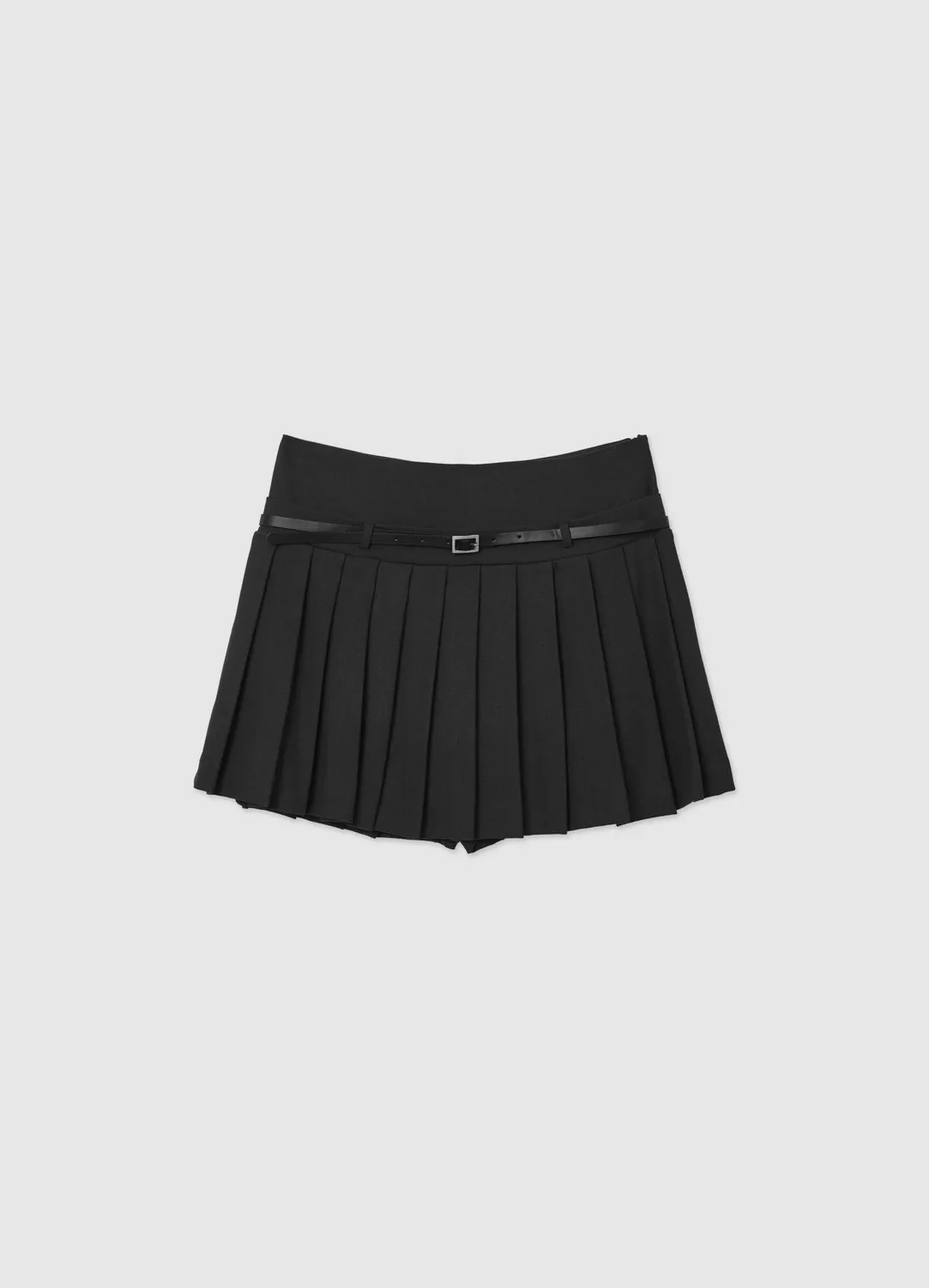 Calliope jupe-short plissée avec ceinture femme S