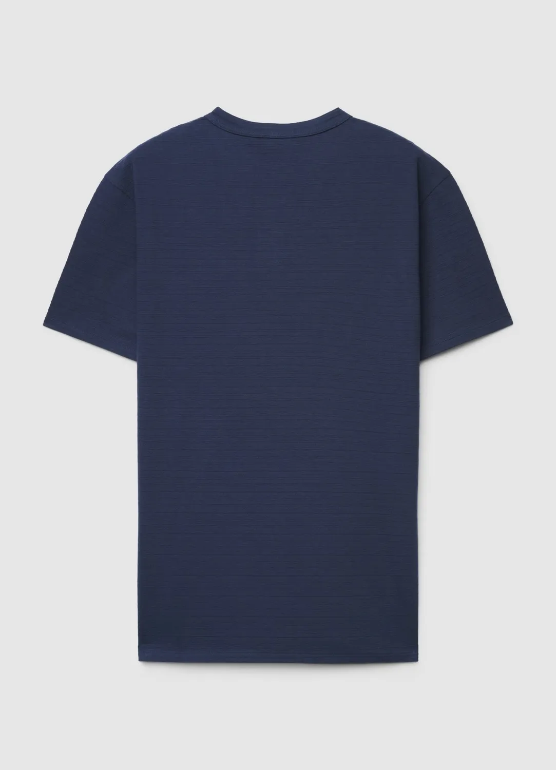 Calliope t-shirt homme col henley micro-rayé