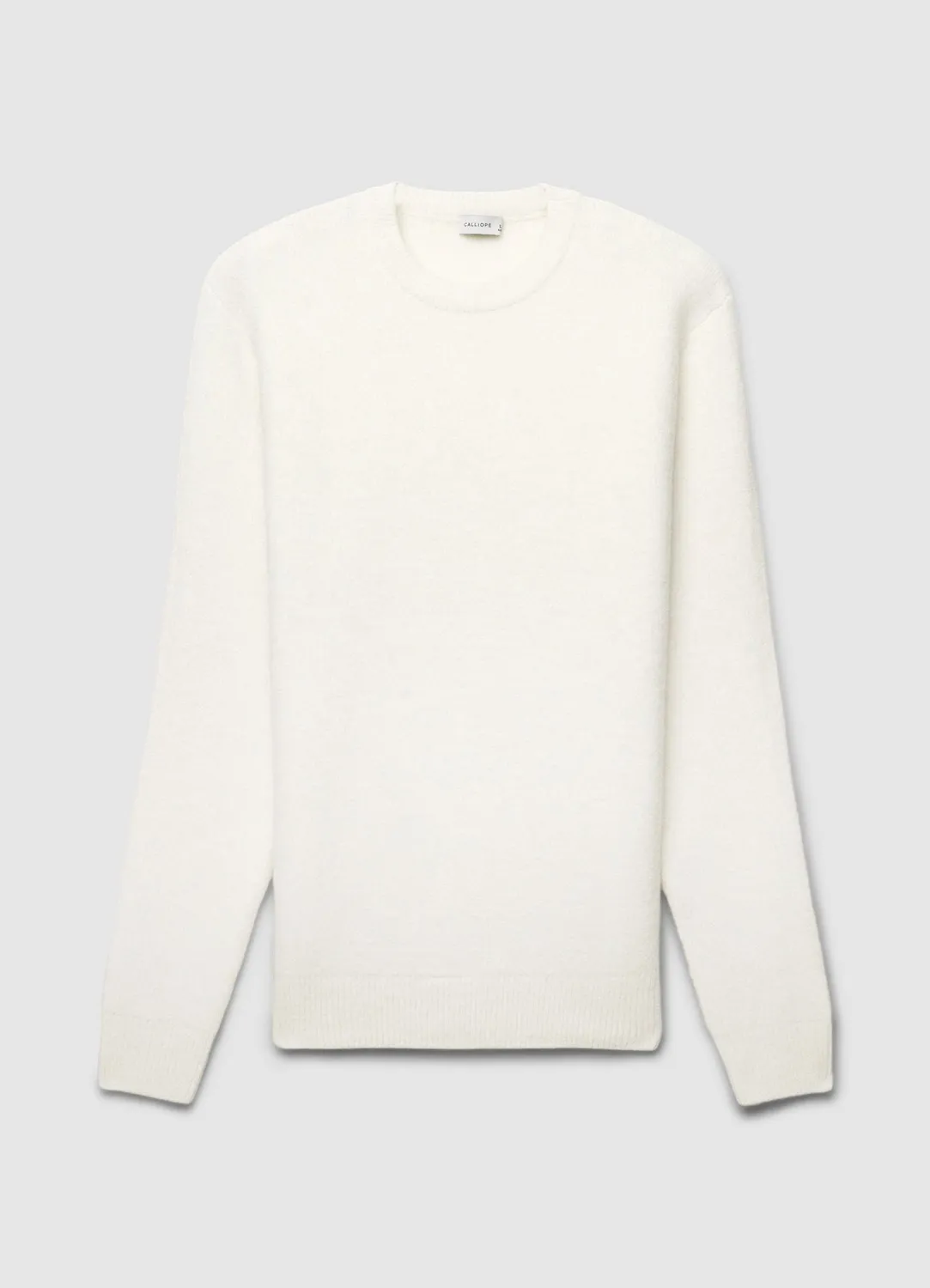 Calliope Pull Col Rond Maille Duveteuse Homme Hiver