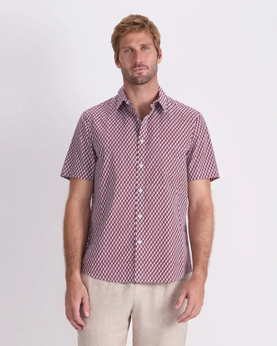 Sportscraft Joss Short Sleeve chemise imprimé homme