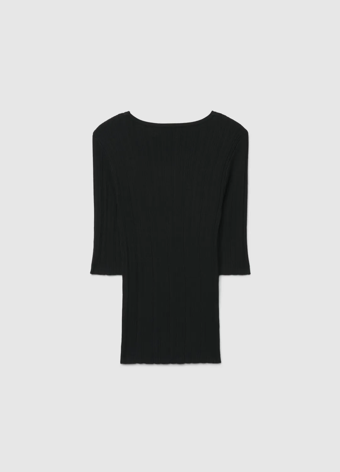 Calliope t-shirt côtelé femme col rond
