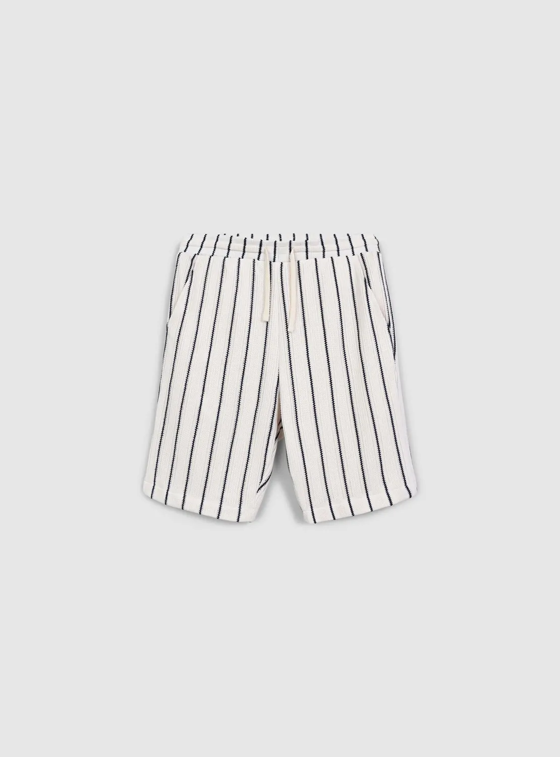 Calliope rayures short sport homme à cordon