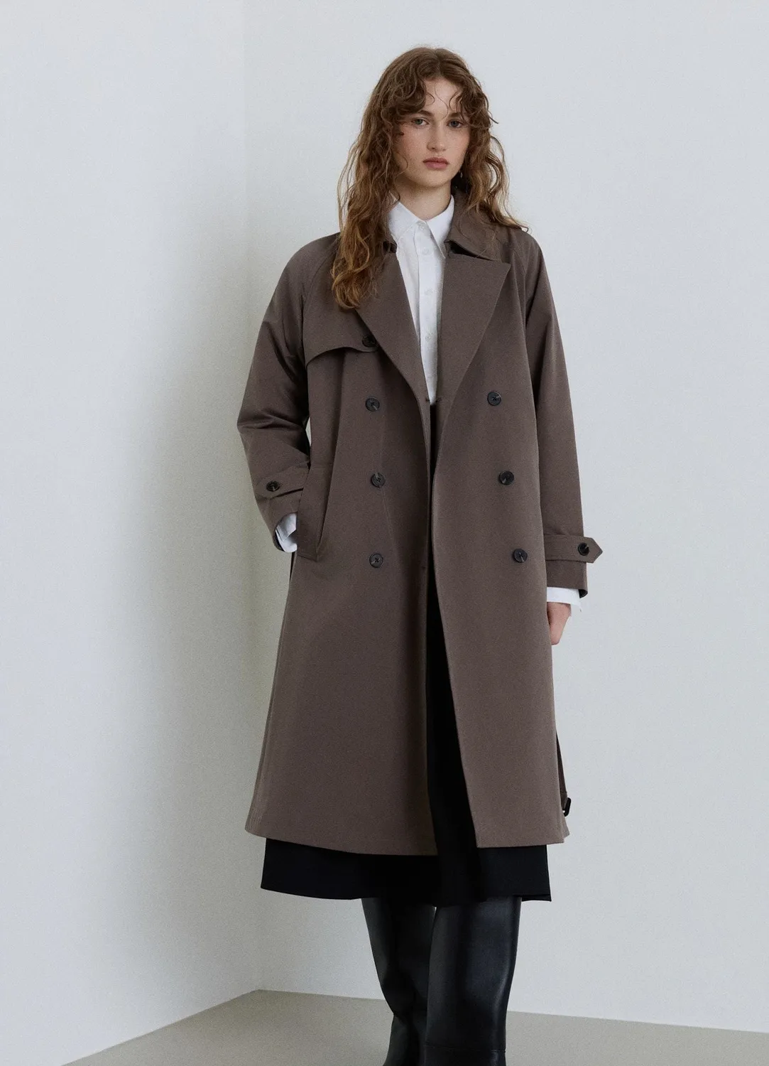 Calliope trench femme over ceinture double boutonnage
