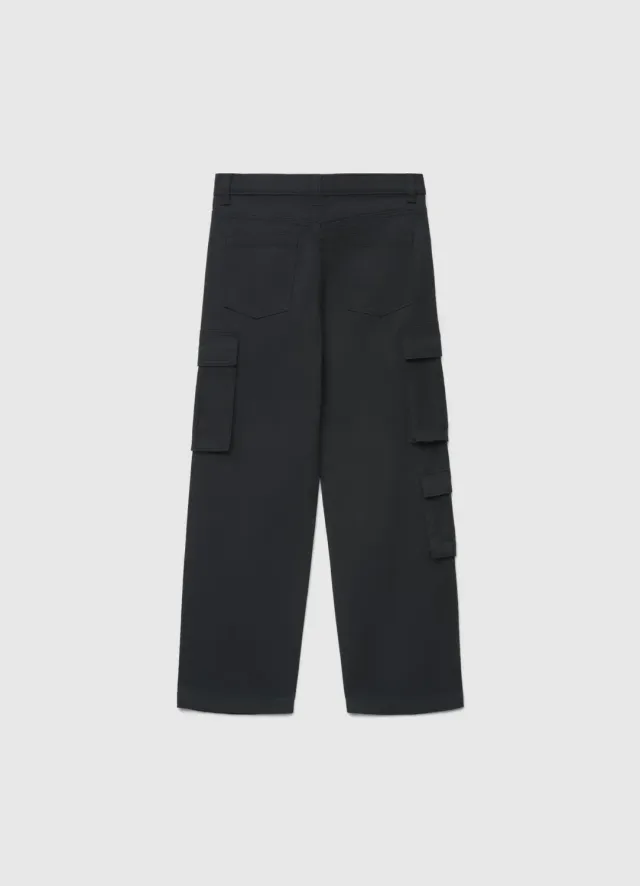 Calliope pantalon cargo garçon uni regular