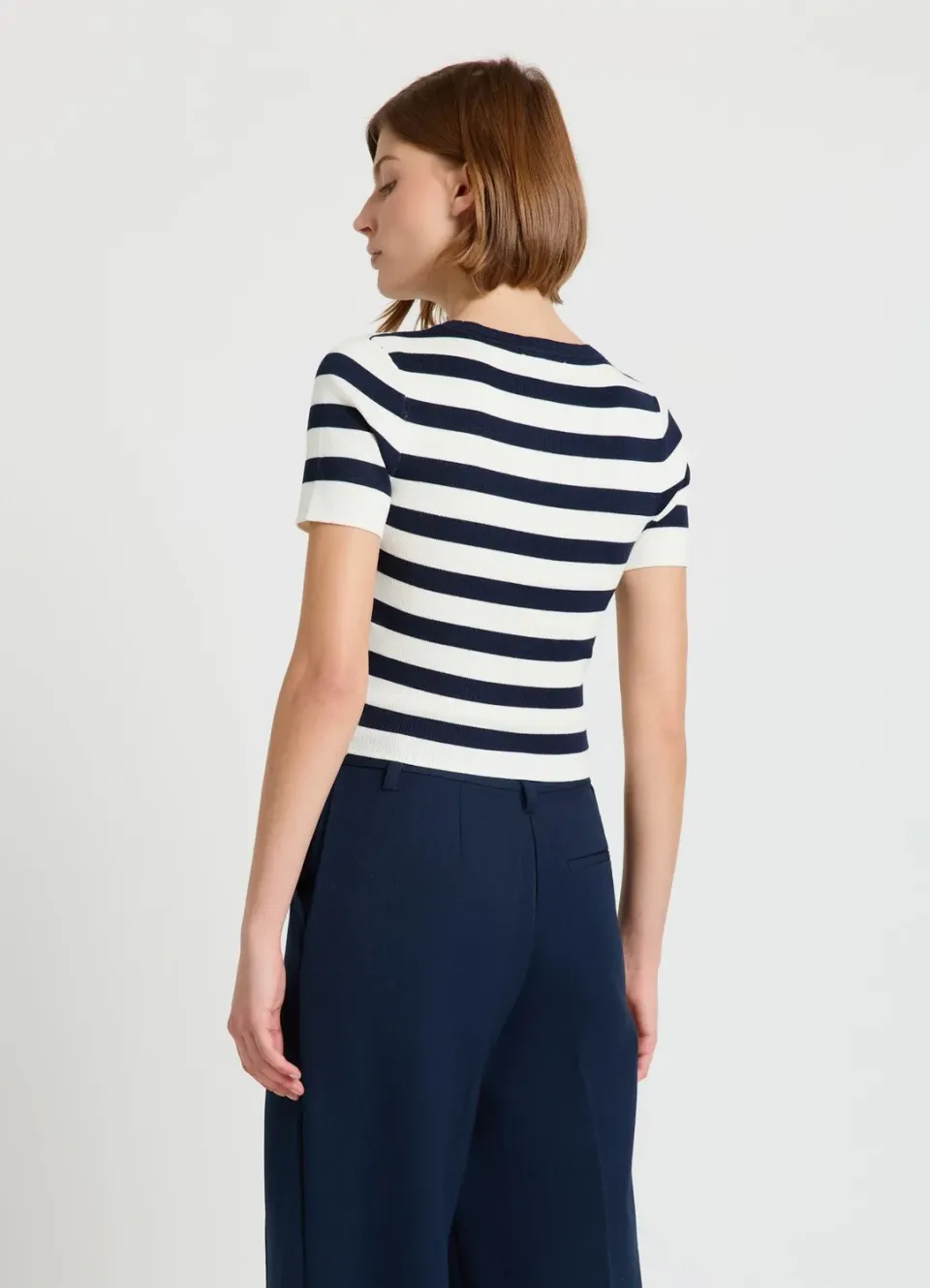 Calliope T-shirt Rayé Femme Manches Courtes