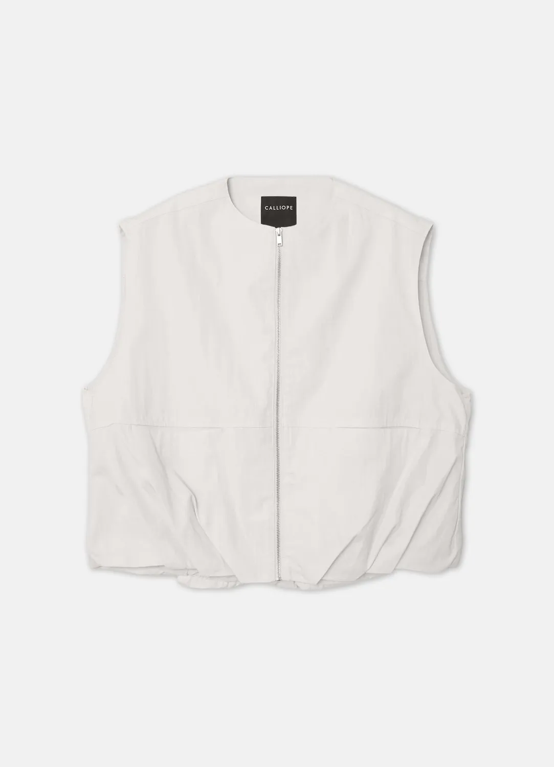 Calliope gilet balloon femme sans manches zip