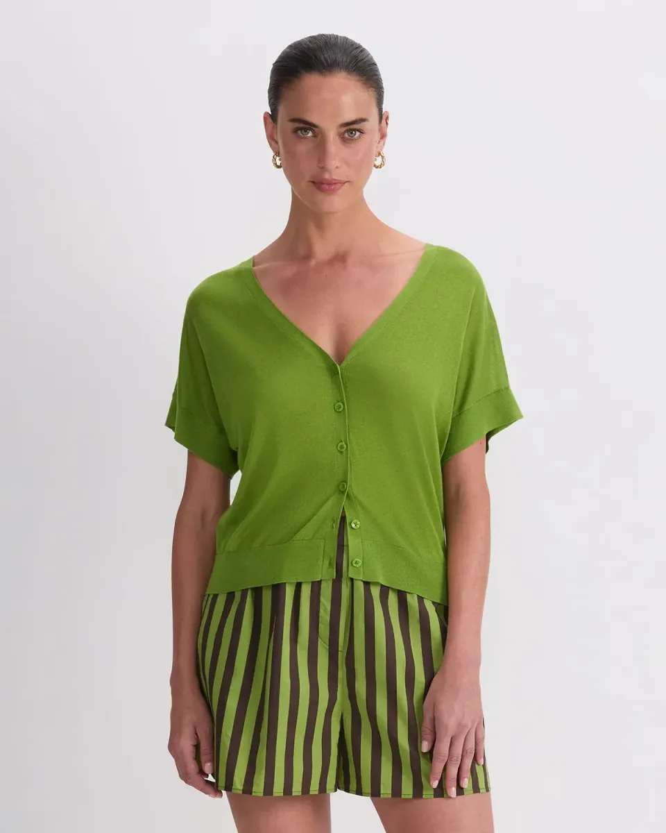 Sportscraft Silk Blend Reversible Knit tricot femme soie