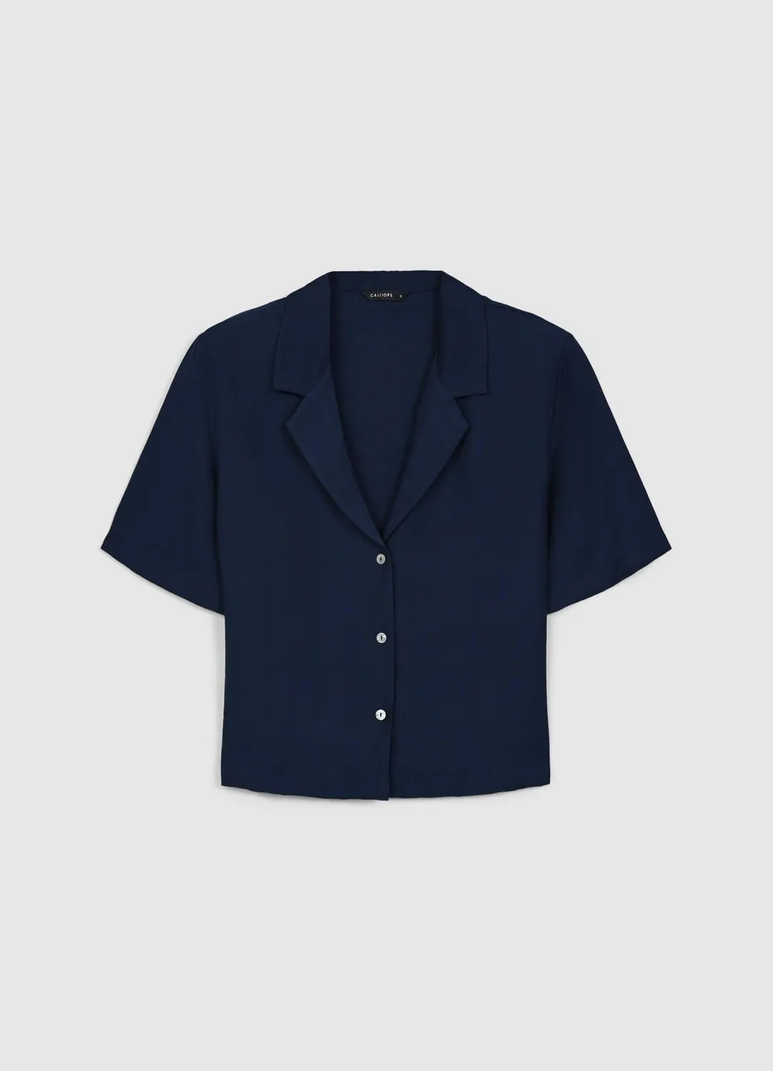 Calliope chemise revers femme manches courtes