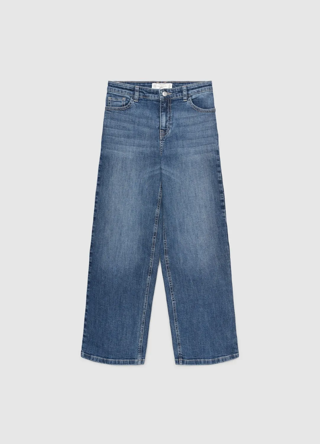 Calliope jean fille large 5 poches taille normale