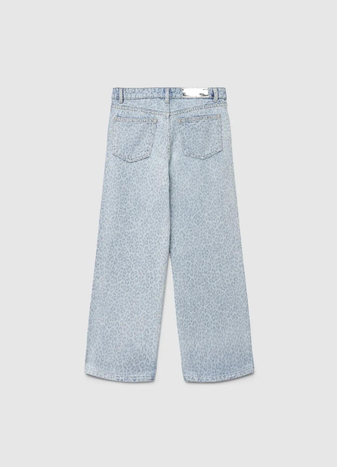 Calliope jean droit fille imprimé animalier coton