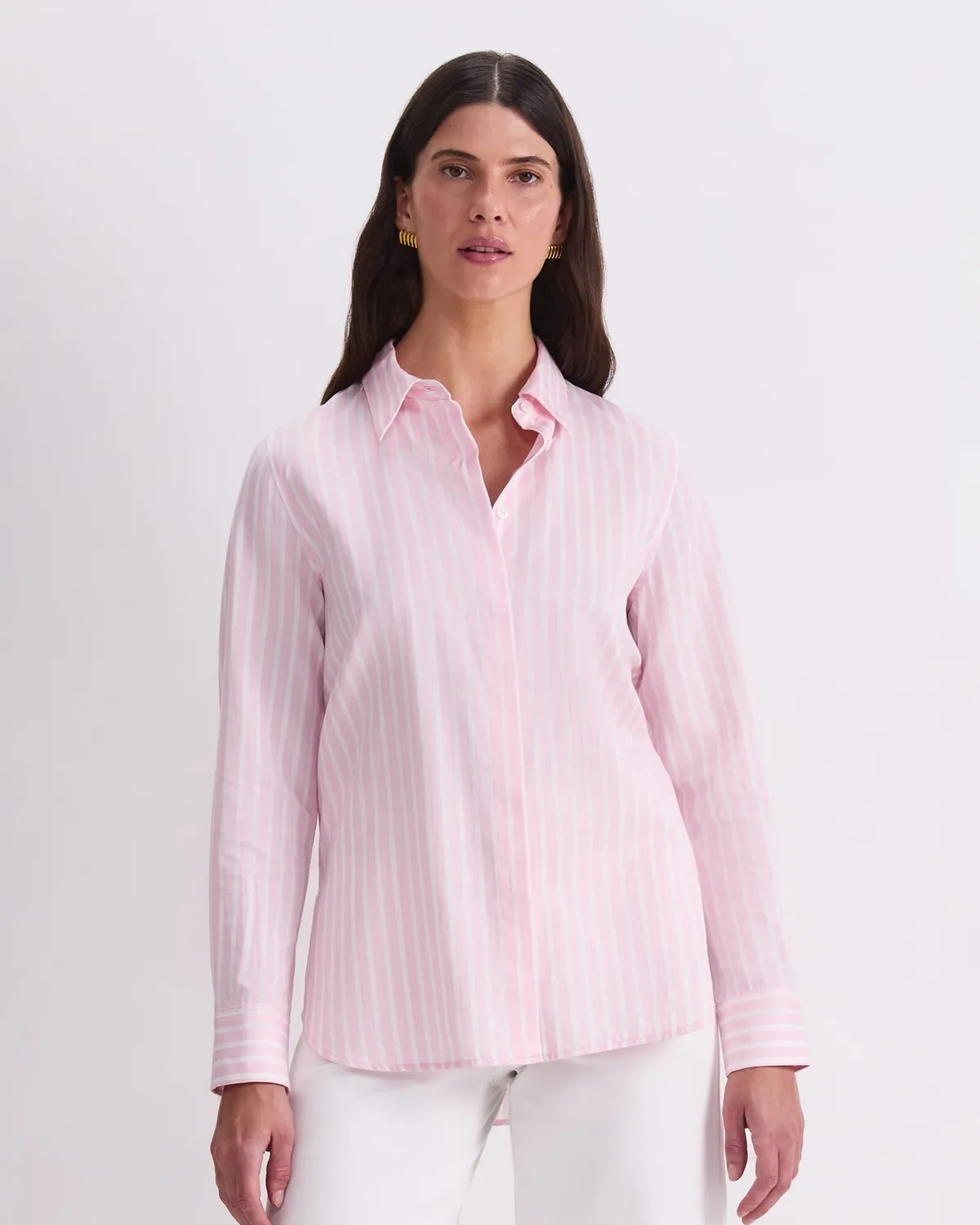 Sportscraft Hannah Stripe chemise coton soie