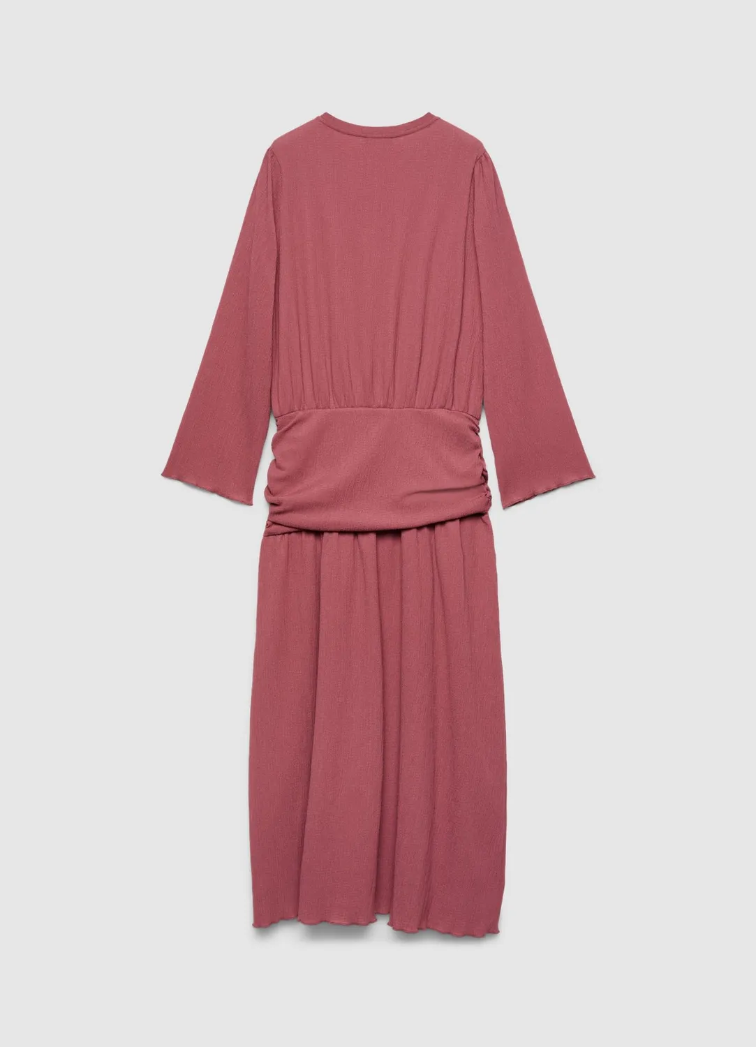 Calliope robe longue froncée femme unie