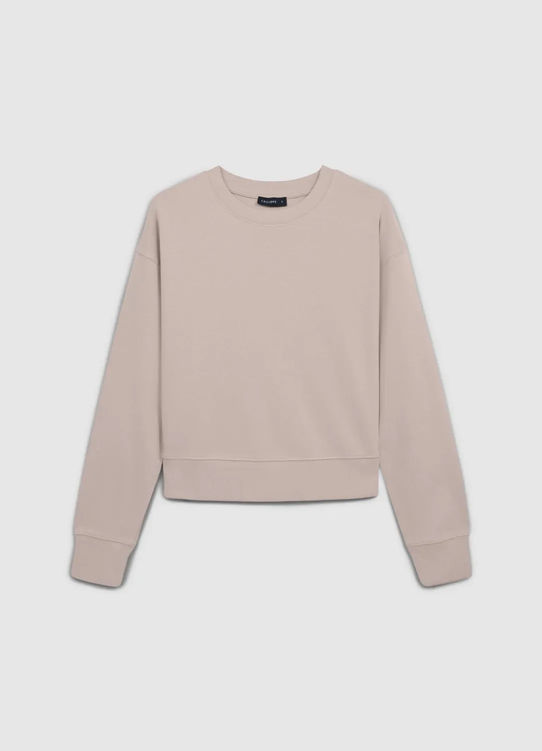 Calliope sweat col rond femme basic uni