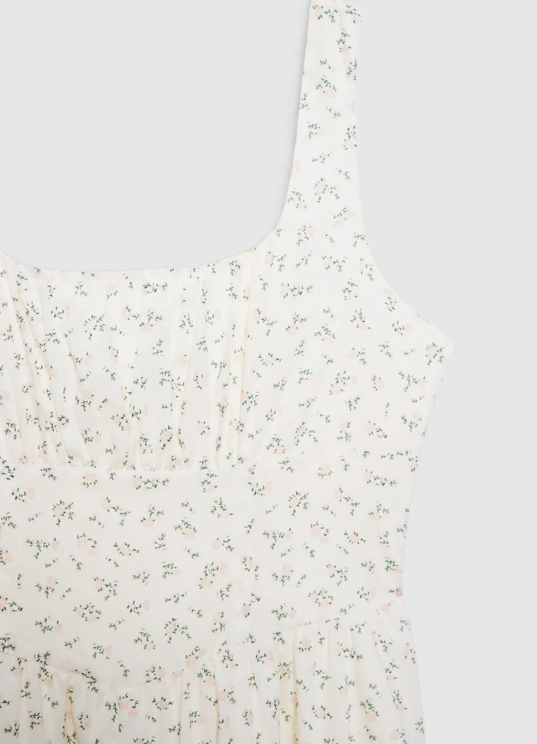 Calliope robe longue fleurs col carré femme