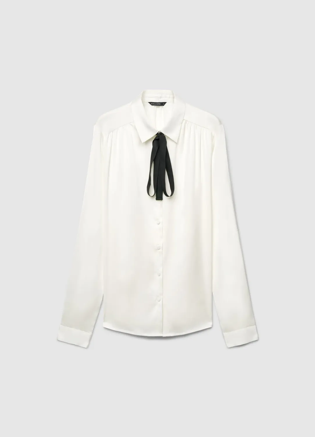 Calliope Chemise cravatine femme boutonnée