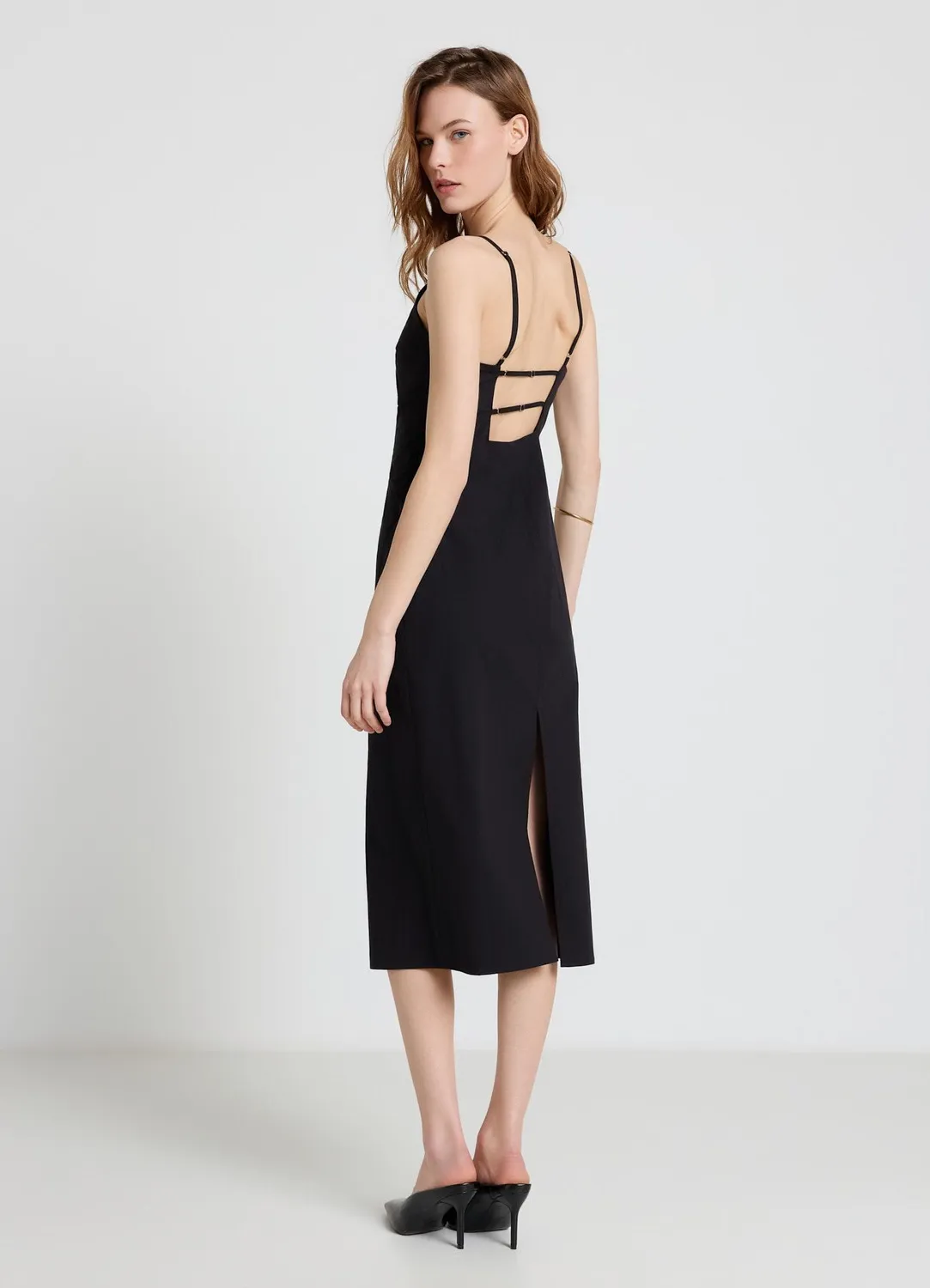Calliope Atelier robe longue tubino dos boucles femme