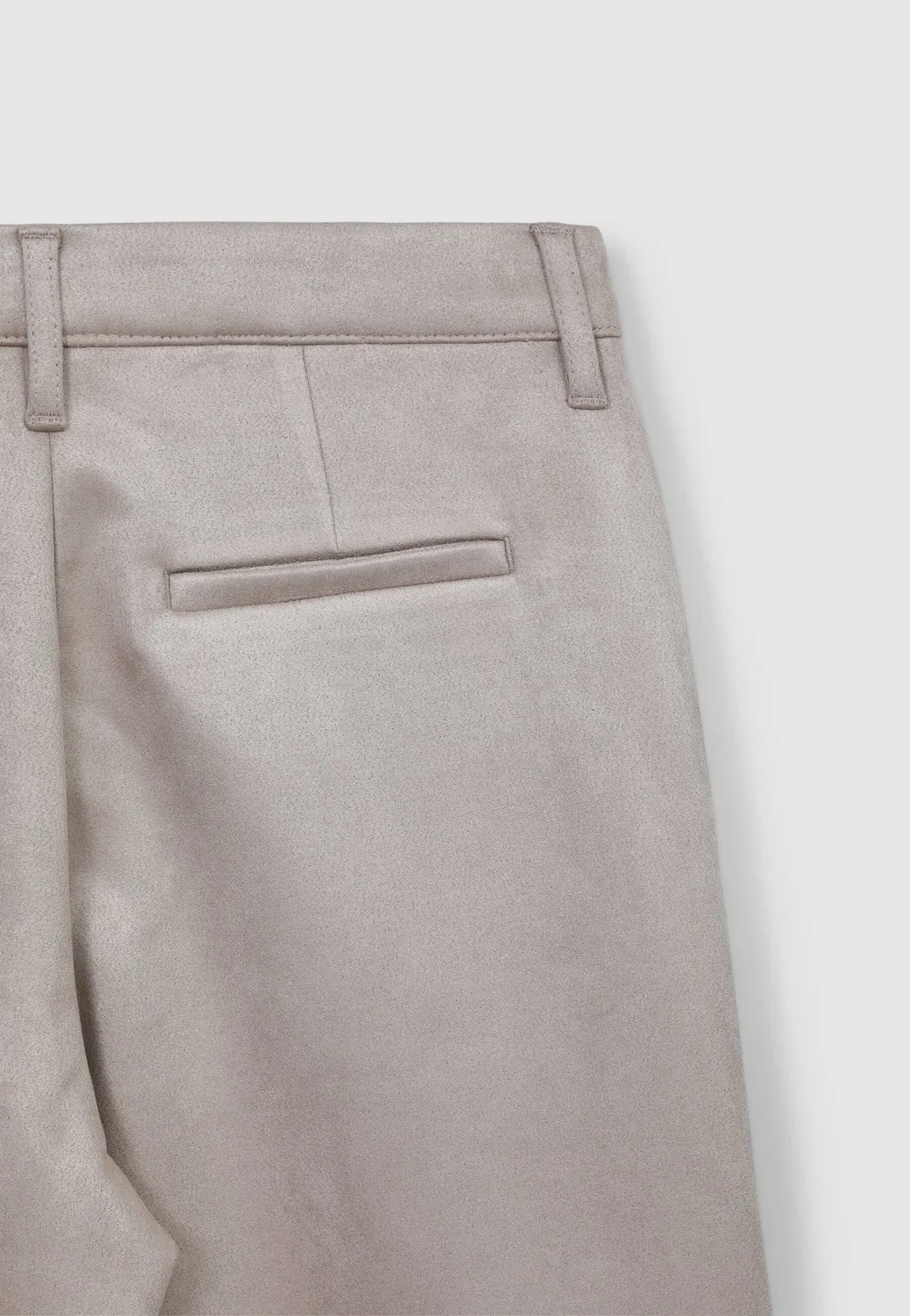 Calliope pantalon palazzo femme effet daim