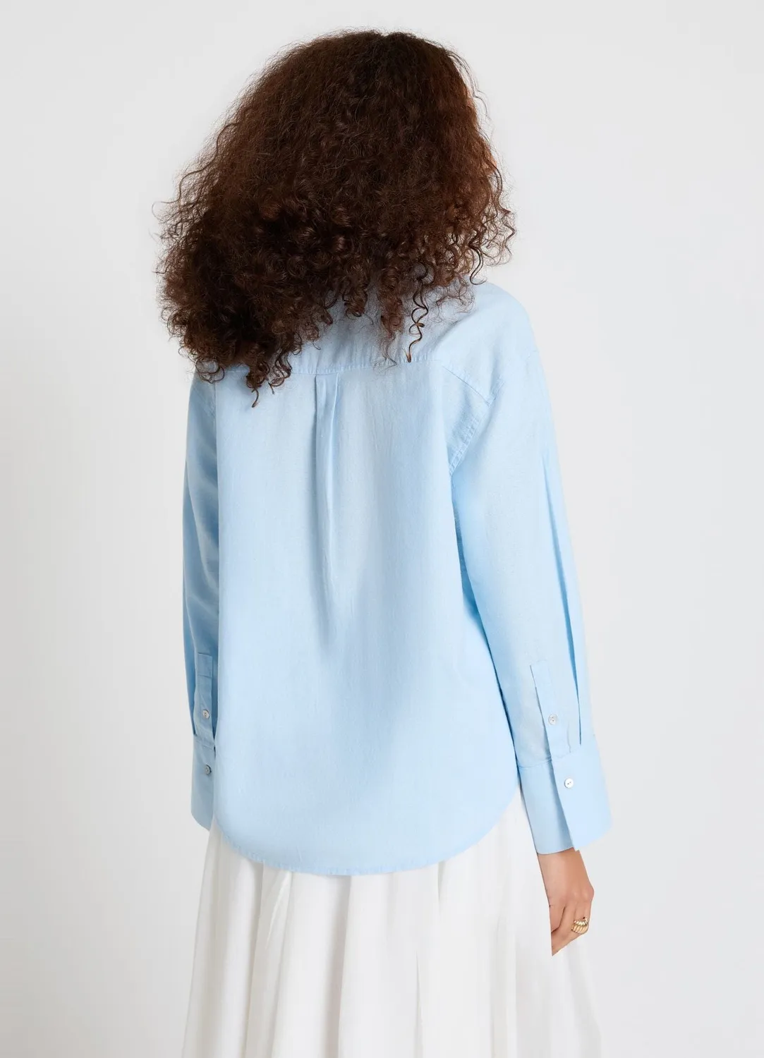 Calliope chemise unie femme manches longues poche