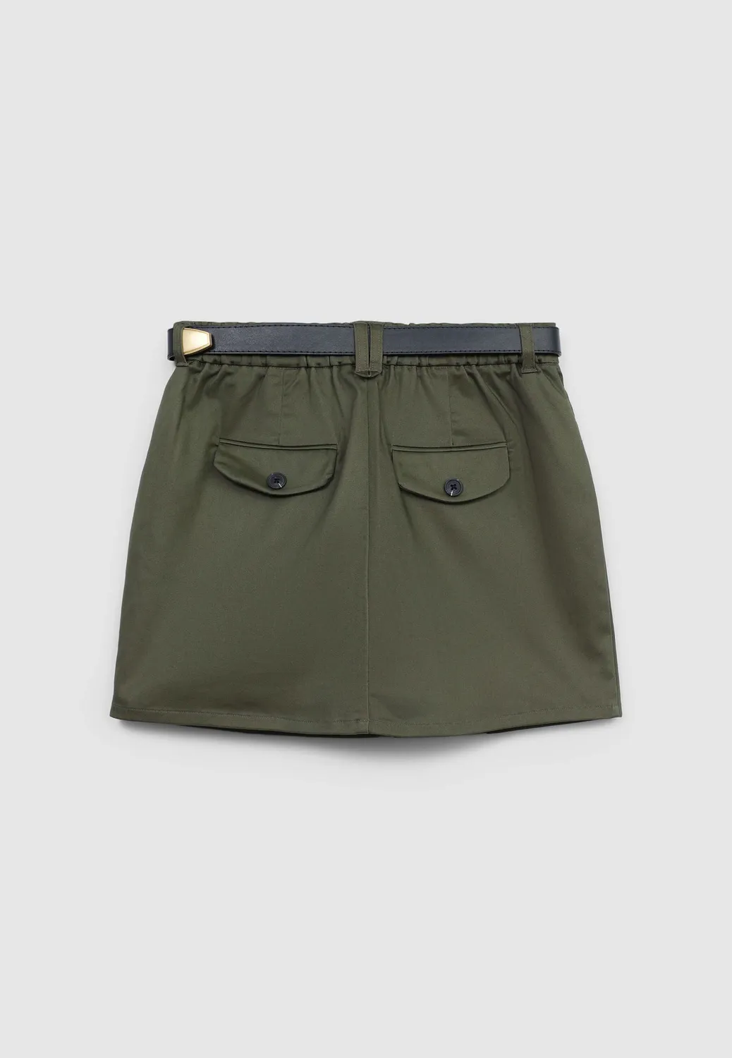 Calliope mini-jupe à pinces avec ceinture femme