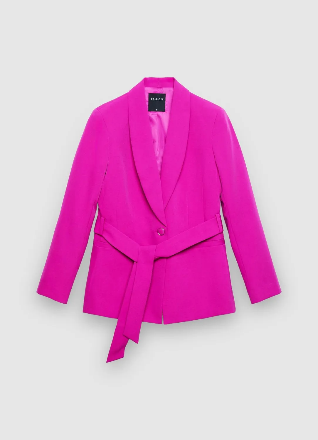 Calliope blazer femme simple boutonnage ceinture