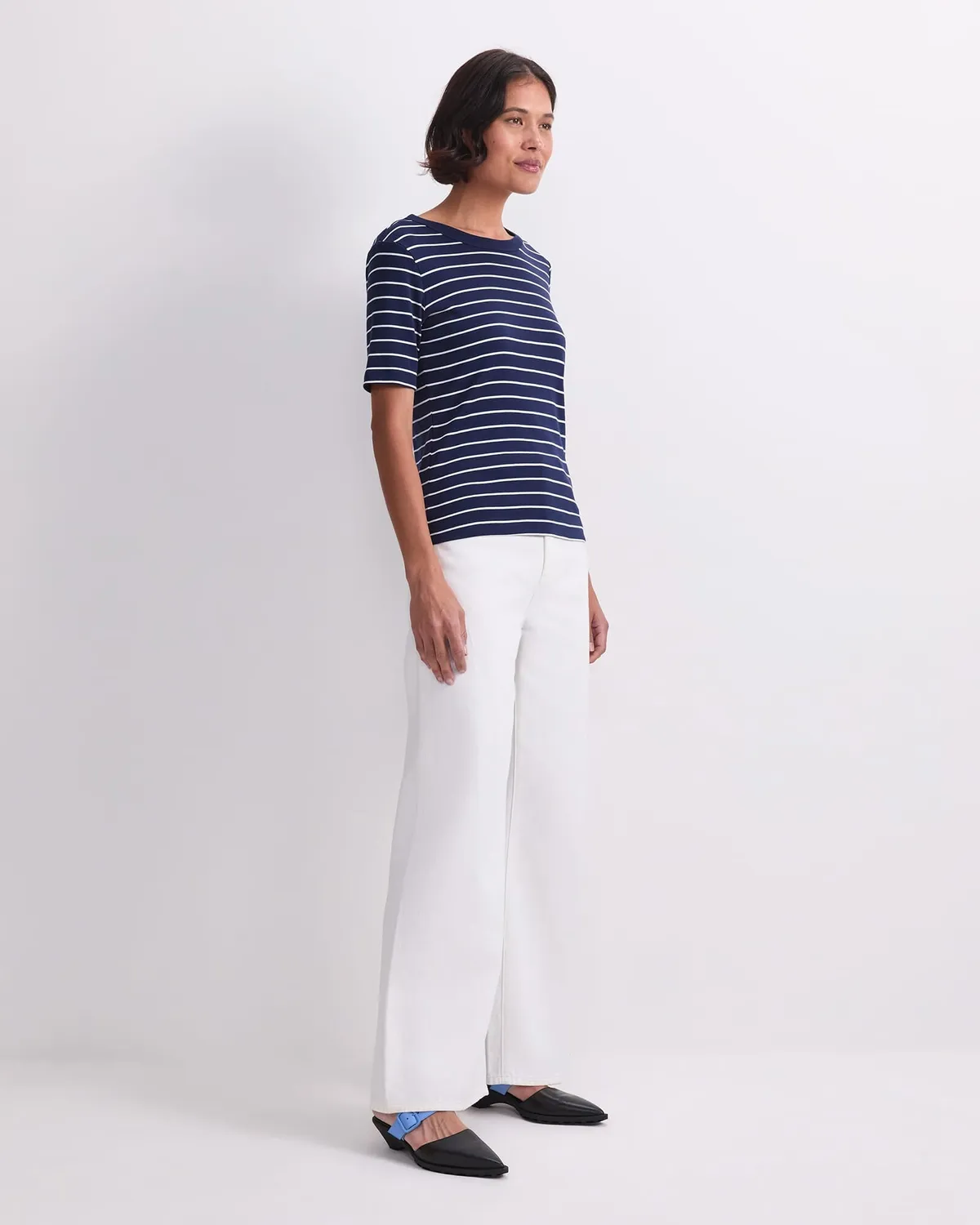 Sportscraft Heidi Stripe tee-shirt rayé coton stretch