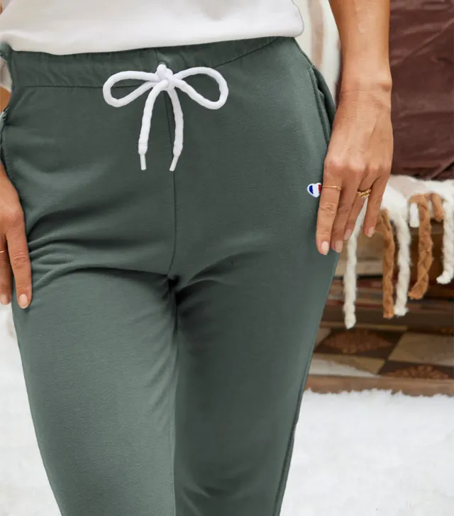 Cocorico Iconique Sauge jogging femme XS-XXL coton
