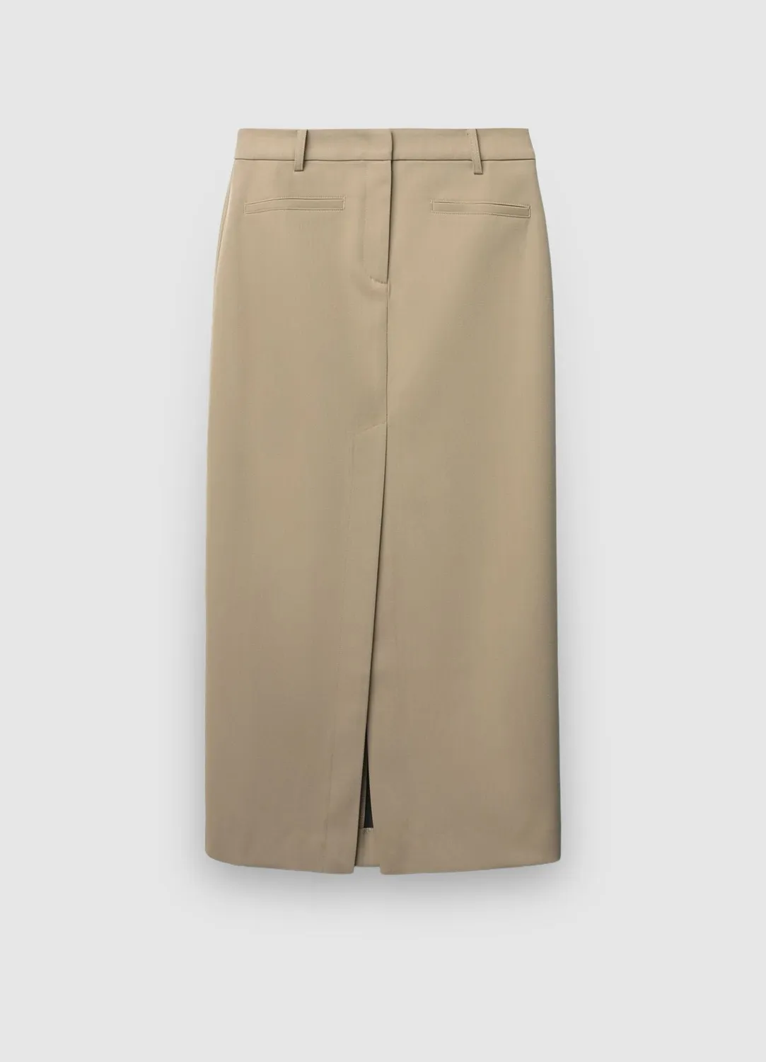 Calliope jupe midi femme fendue taille mi-haute