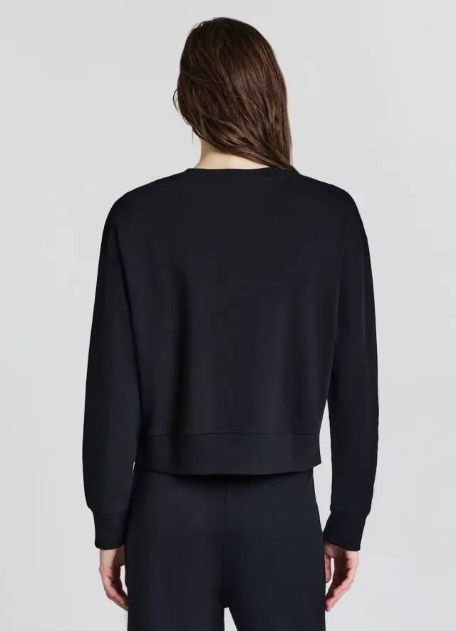 Calliope Basic sweat col rond femme uni