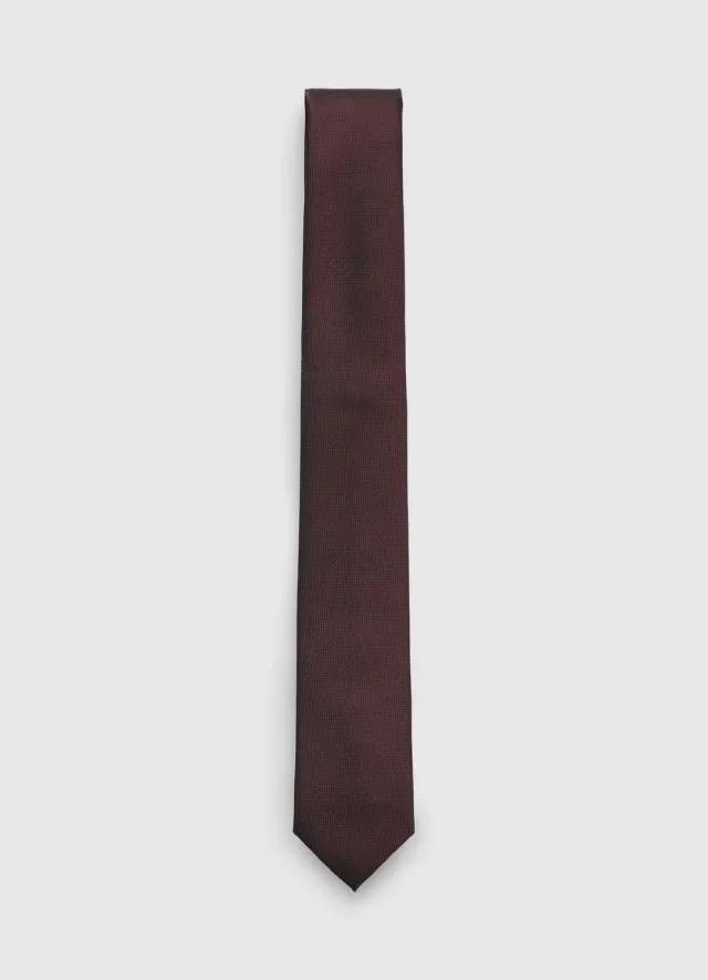 Calliope cravate homme unie classique pointe lance
