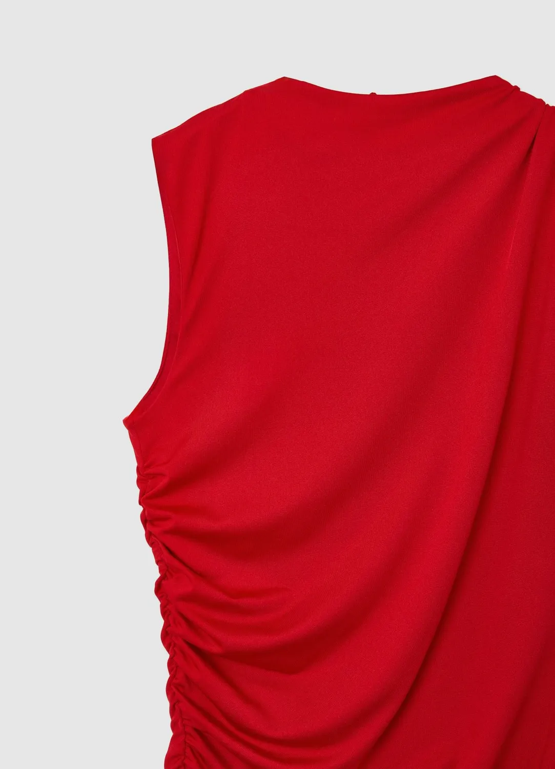 Calliope Atelier robe courte femme froncée sans manches