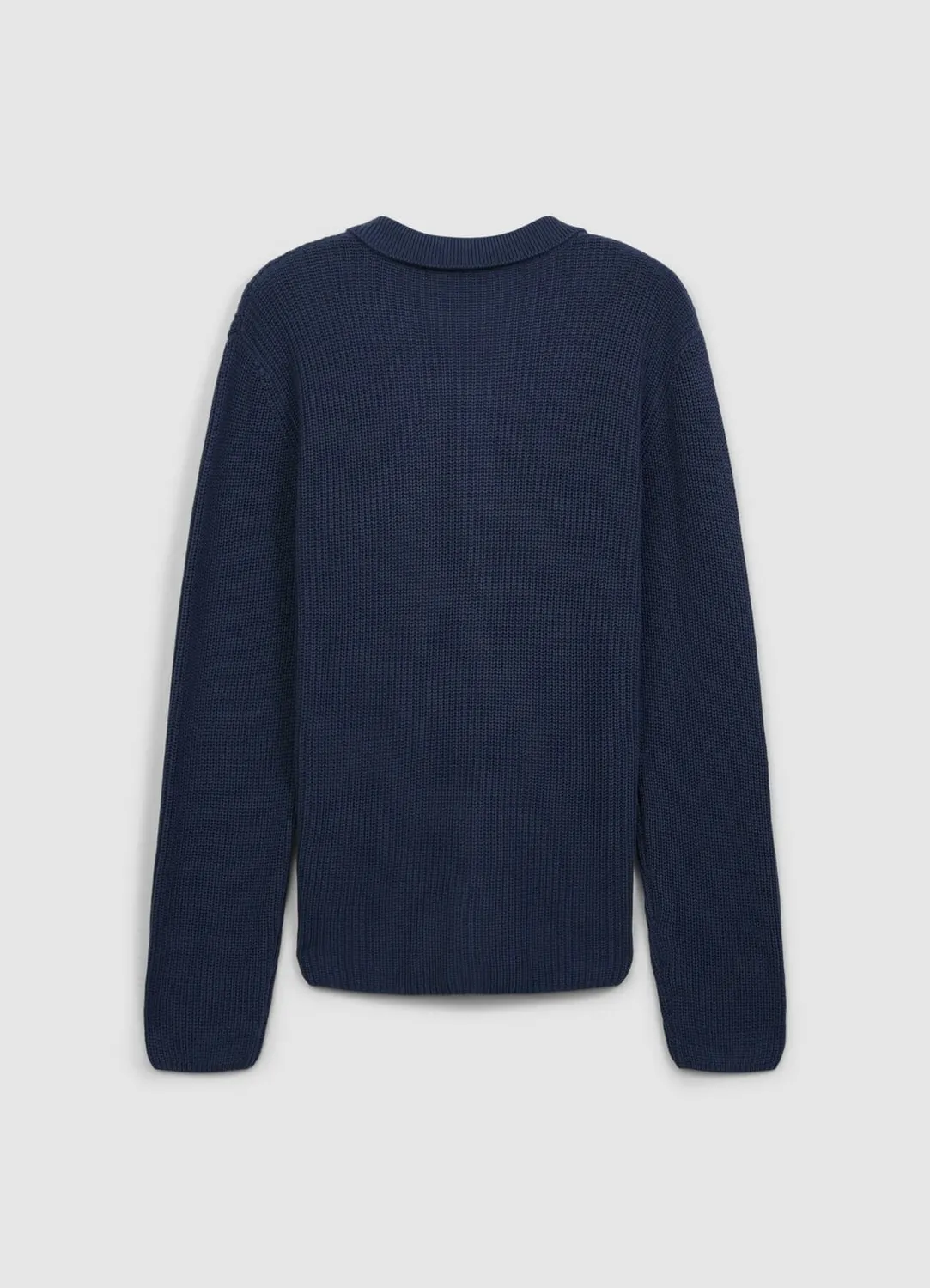 Calliope Cardigan col chemise homme M maille unie