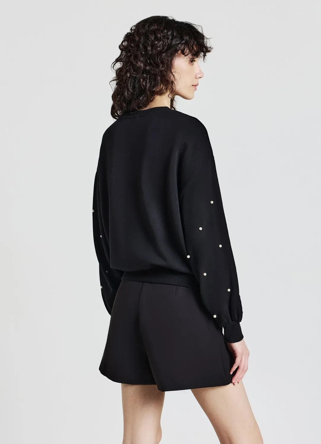 Calliope jupe-short unie femme zip latéral