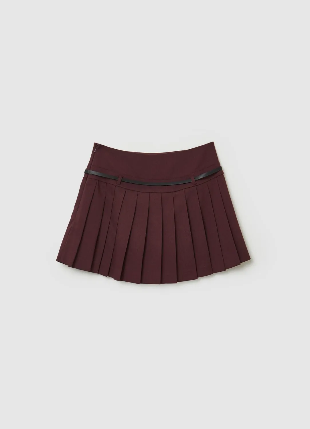 Calliope Skort plissé femme avec ceinture
