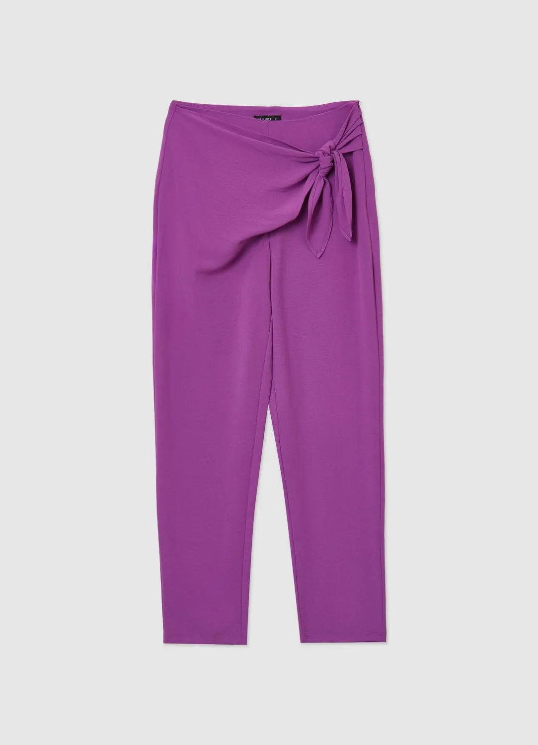 Calliope pantalon noué femme taille S uni fluide