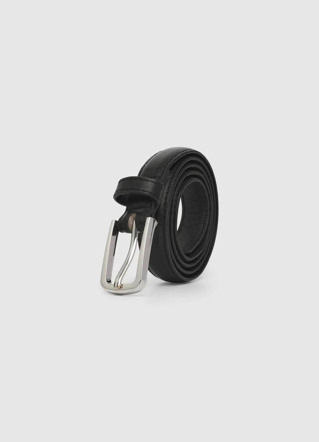 Calliope ceinture fine boucle métal femme