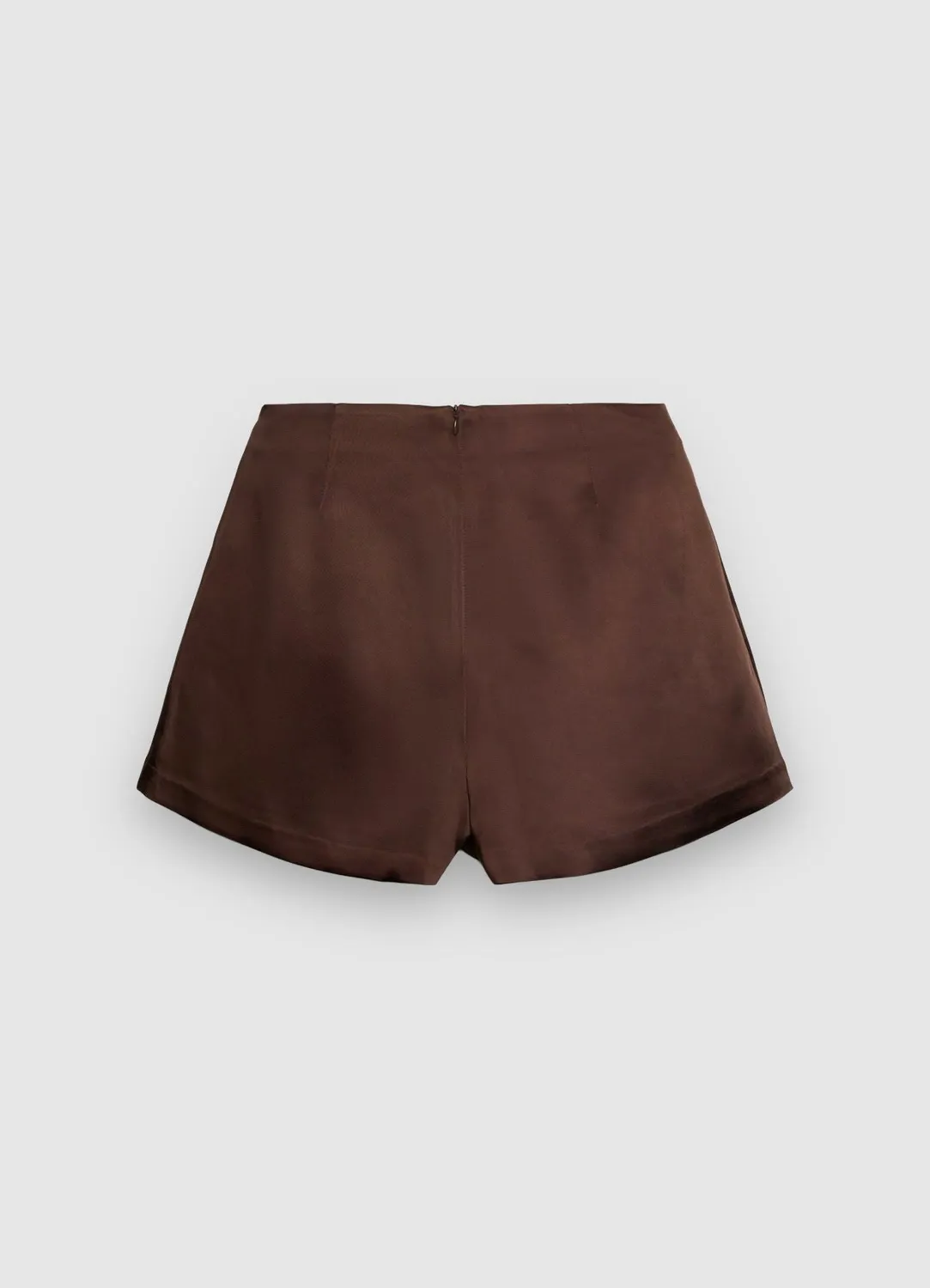 Calliope jupe-short femme similsatin effet satin