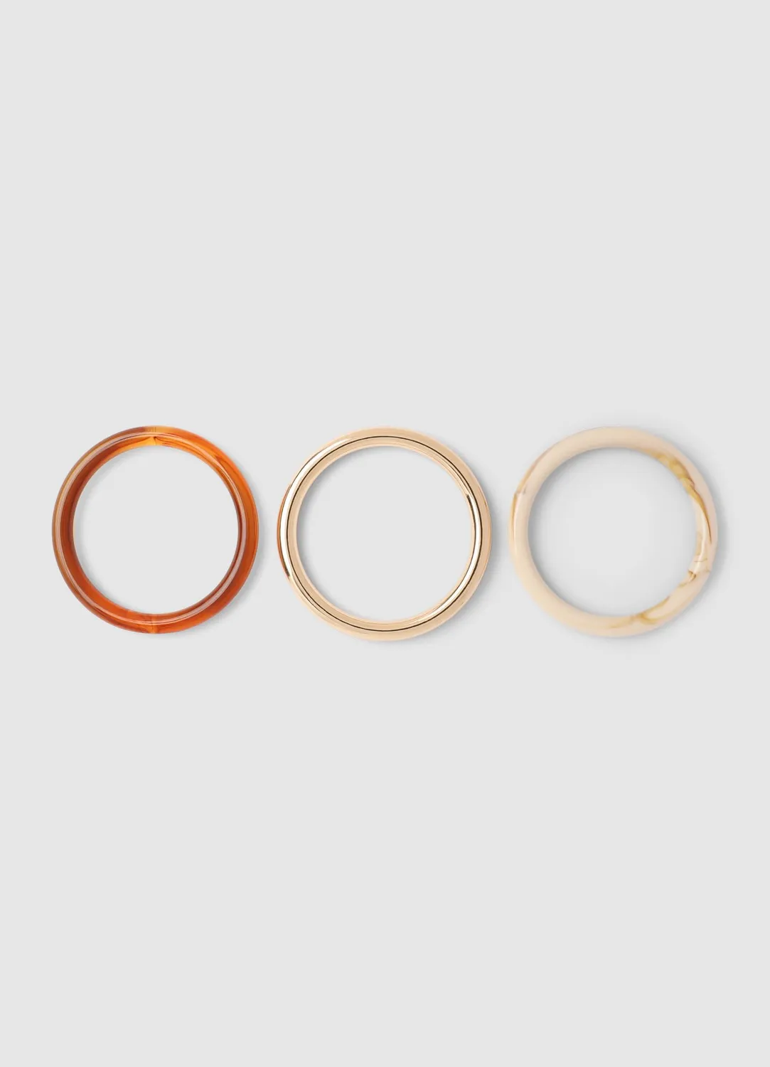 Calliope rigides ronds lot 3 bracelets femme