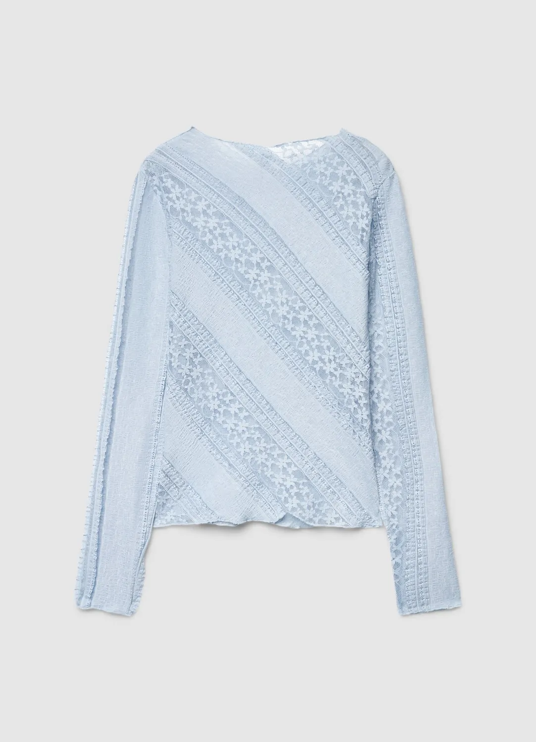 Calliope t-shirt dentelle manches longues femme