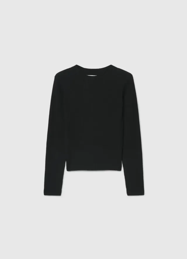 Calliope T-shirt costine t-shirt fille manches longues côtelé