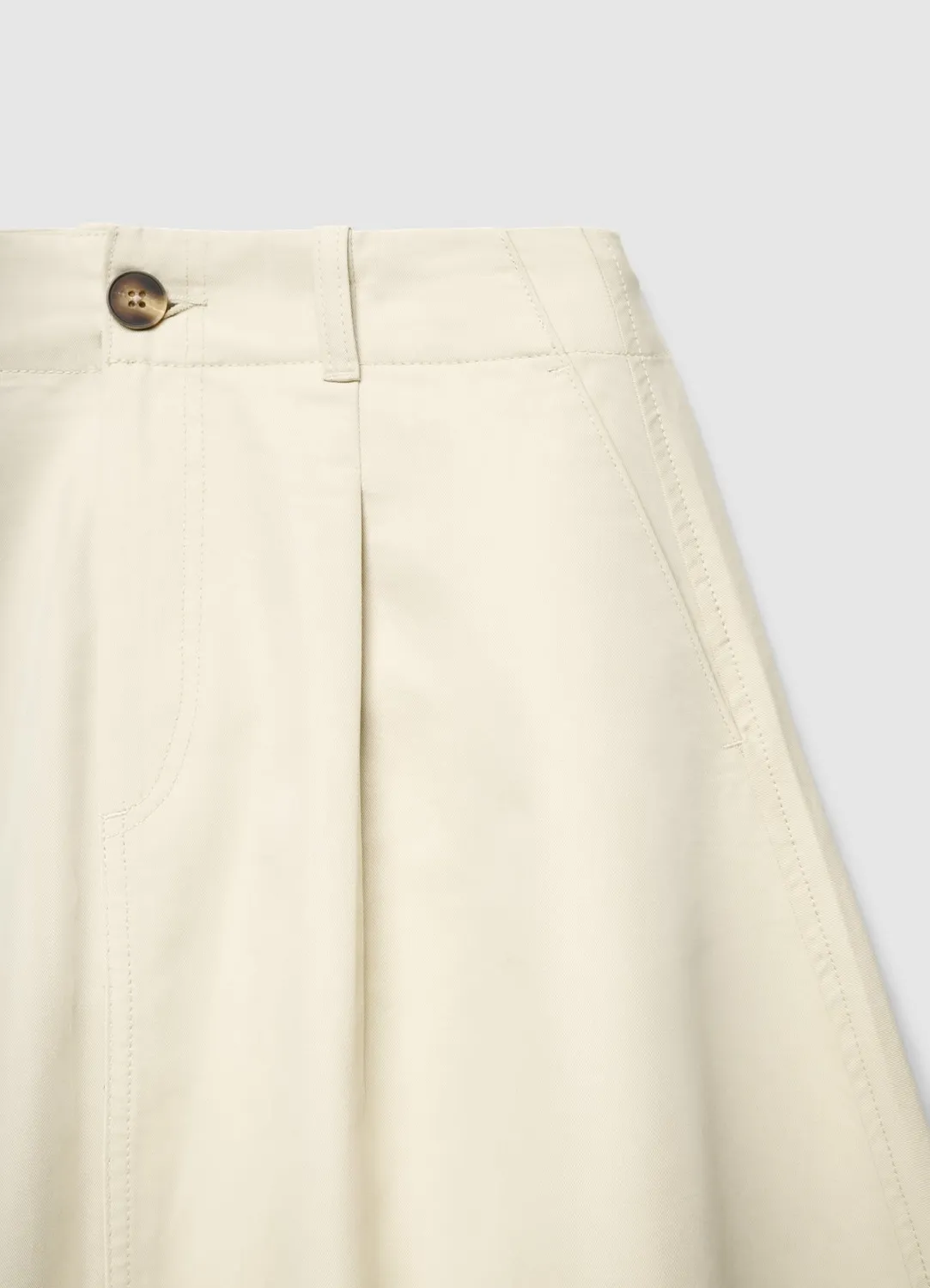 Calliope jupe femme plissée taille haute à poches
