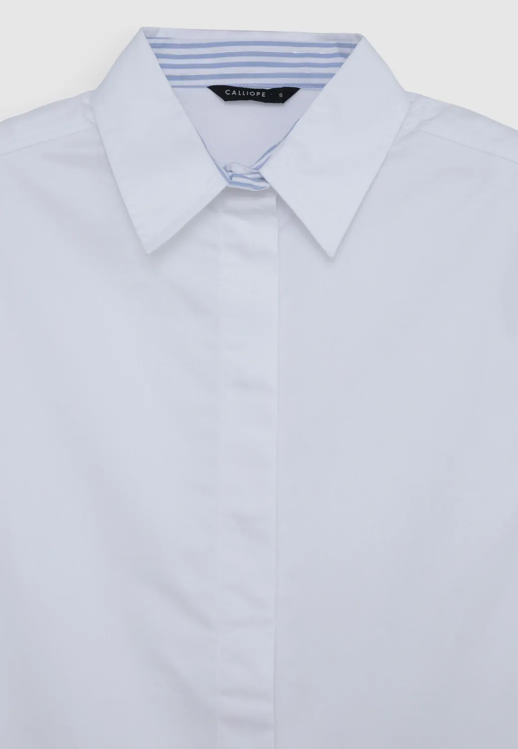 Calliope chemise contrastes chemise femme coton regular