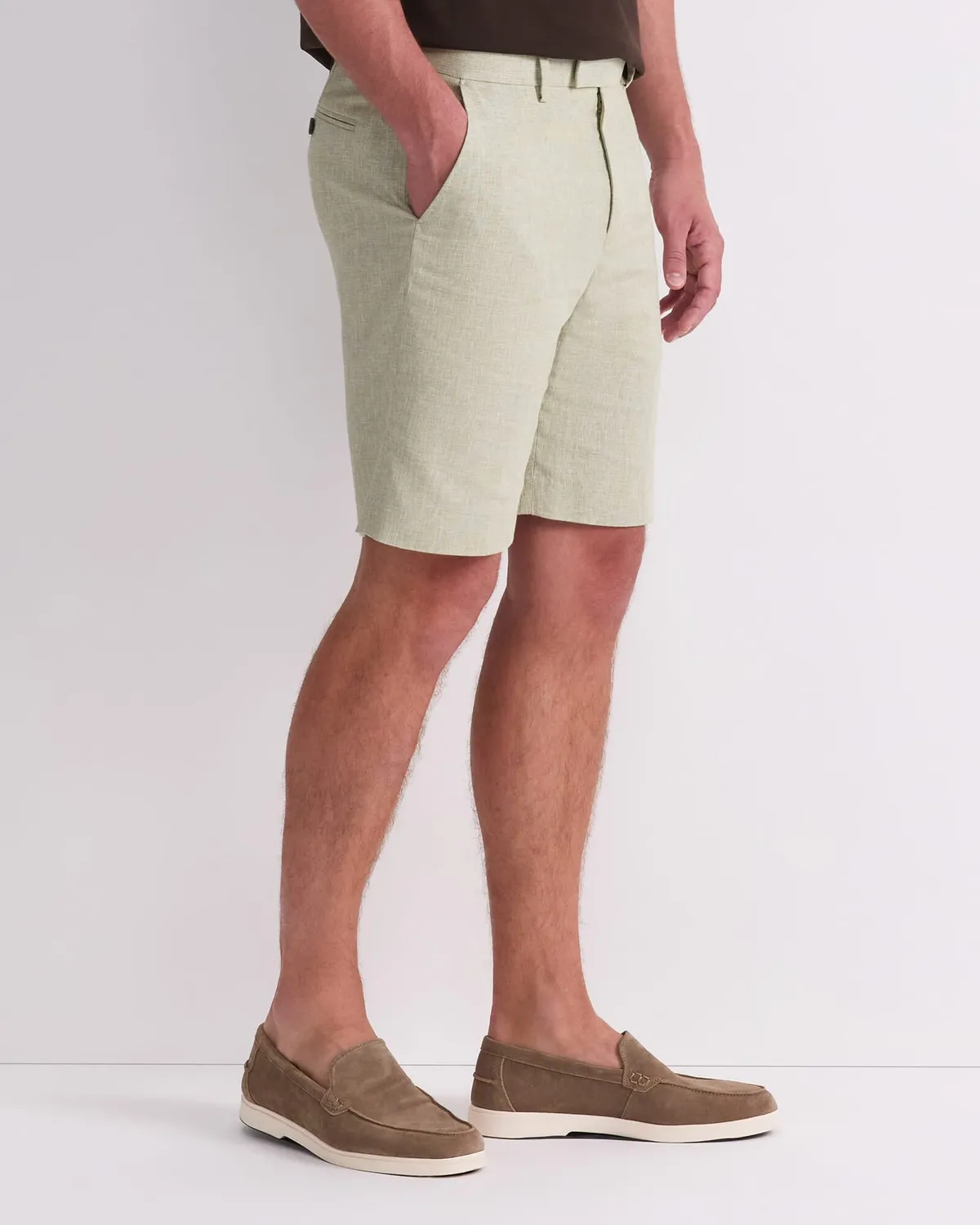 Sportscraft Ridley 208217 short homme lin-coton