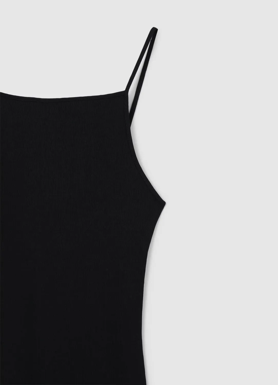Calliope robe longue femme côtelée bretelles fines