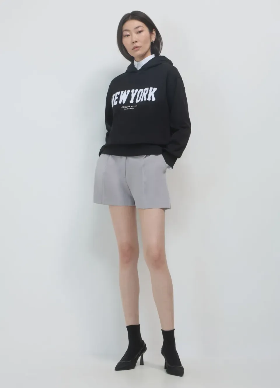 Calliope sweat capuche New York coton femme