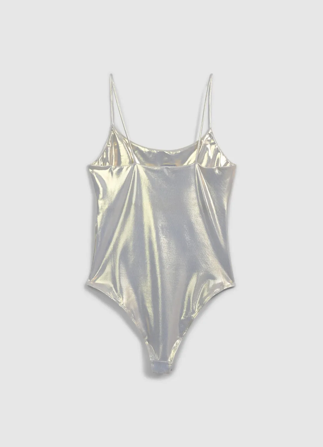 Calliope Body enduit brillant body femme bretelles