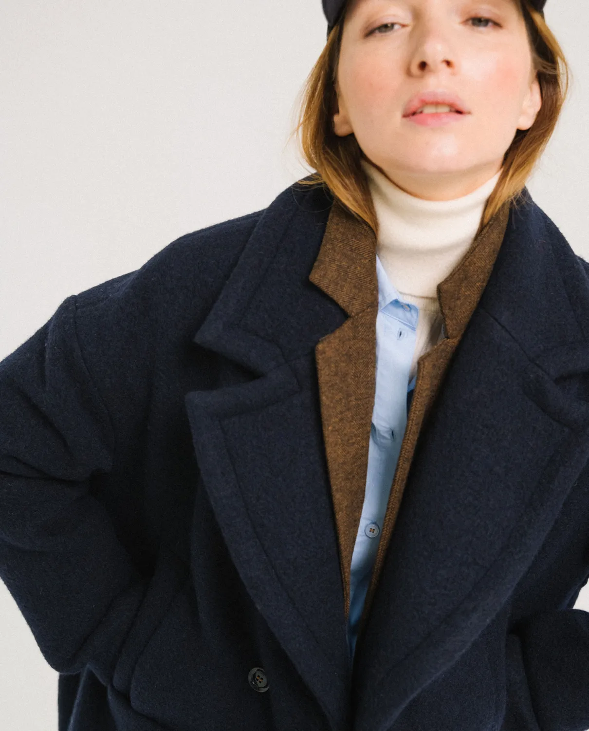 Tinsels Daniel manteau Camden lainage caban