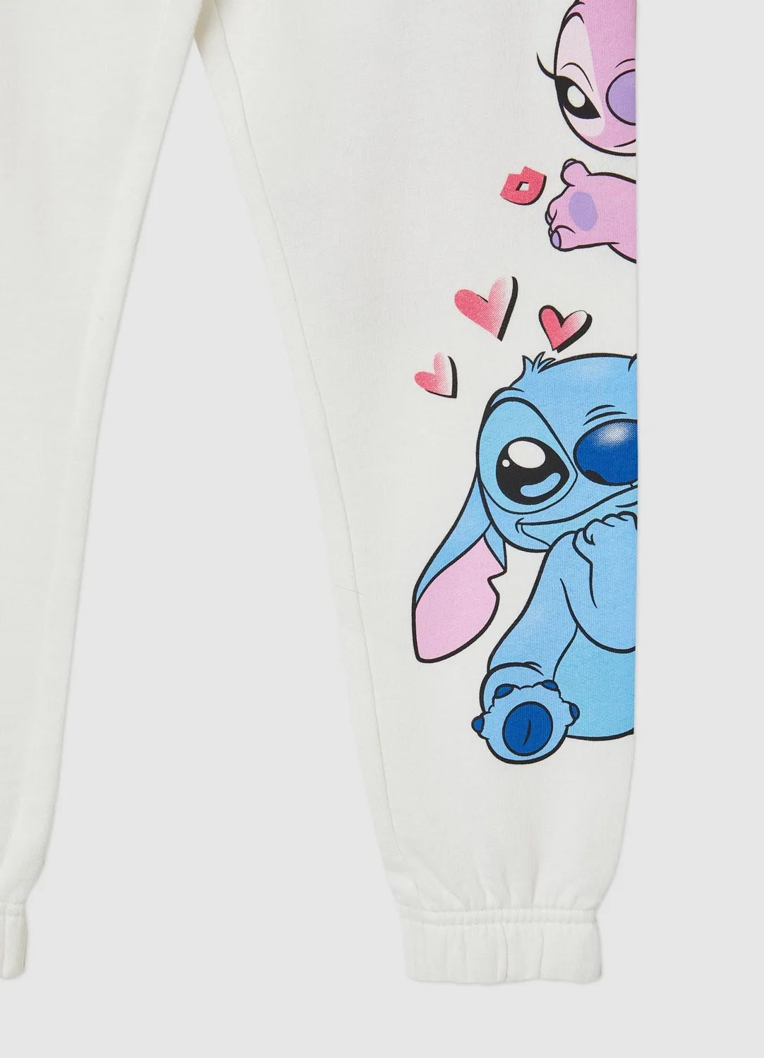 Calliope pantalon jogging fille Stitch coton élastique